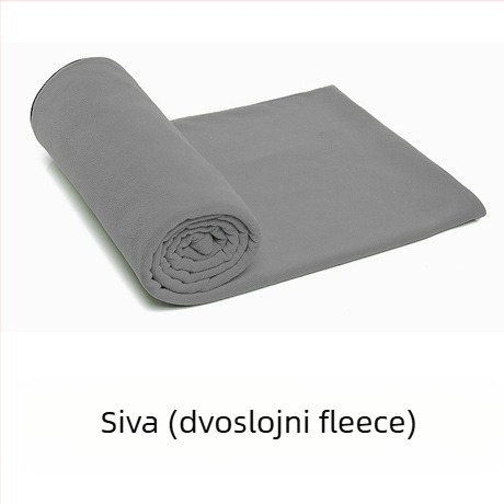 Dvostrano fleece vreća za spavanje za odrasle, prijenosna kamperska vreća s omota tip konstrukcije, fleece podstava
