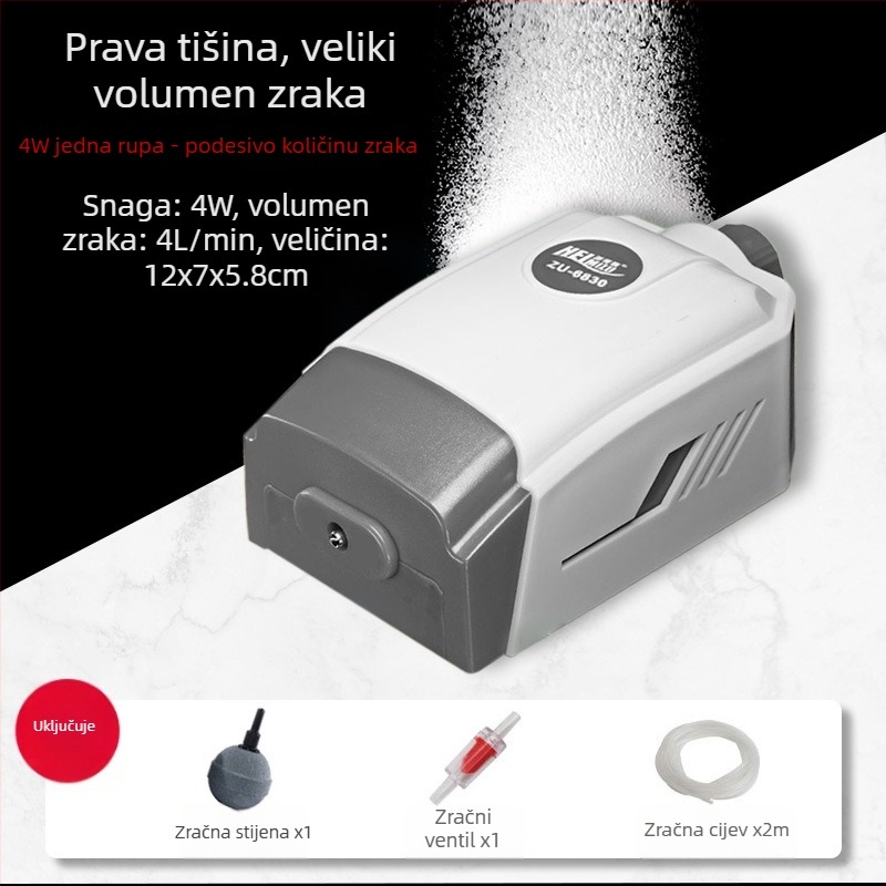 Pumpa za kisik akvarija – iznimno tiha, za kućnu upotrebu, Šifra artikla 8881000131356, Nije uvoz, Glavno tržište: Jugoistočna Azija, Izuzetan cross-border izvor