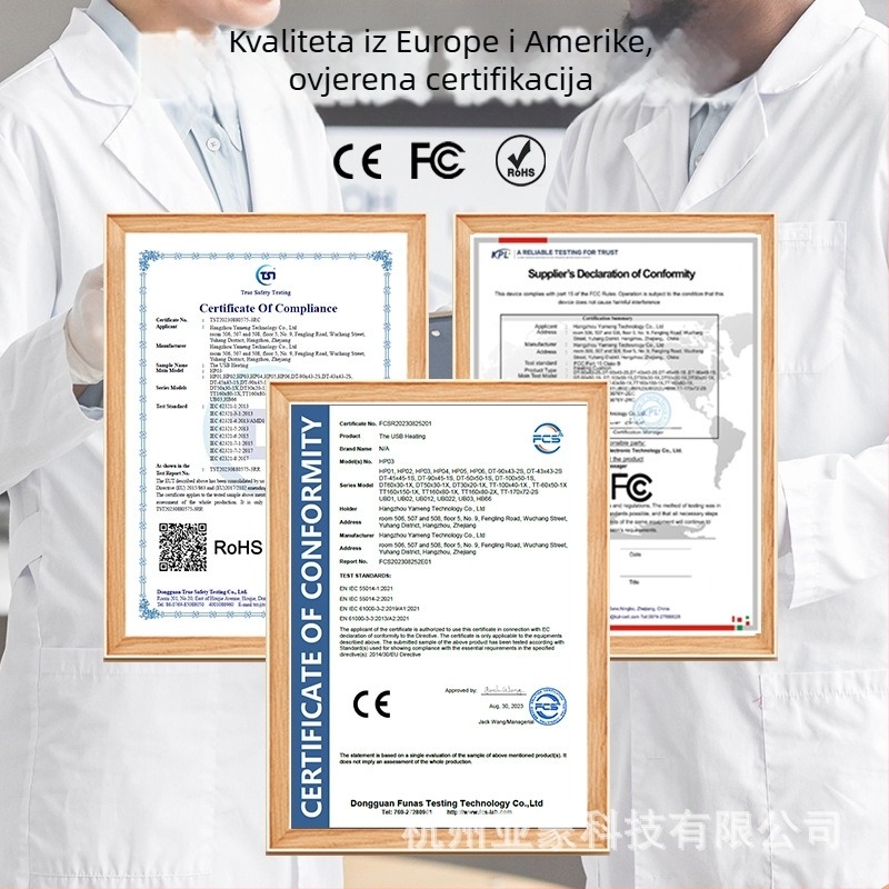 Električna deka napajanje USB, grijanje 5V niske napetosti, 10W, poliestersko vlakno, febory, za studentski dom i kampiranje autom