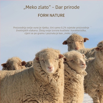 Muški pleteni džemper od vune i modala, topao, s okruglim izrezom, dugim rukavima, fleec podstava, antibakterijski i postojan boji.