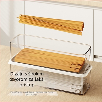 Kutija za pohranu tjestenine – plast, prijenosna, vakuumski zatvarač, jednostavan stil, branda Super Celebration