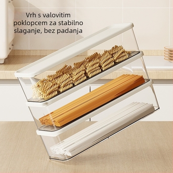 Kutija za pohranu tjestenine – plast, prijenosna, vakuumski zatvarač, jednostavan stil, branda Super Celebration