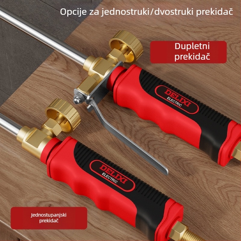 Delixi Electric nehrđajući čelik sprej pištolj za pig hair burning i vodootpornost, razne veličine