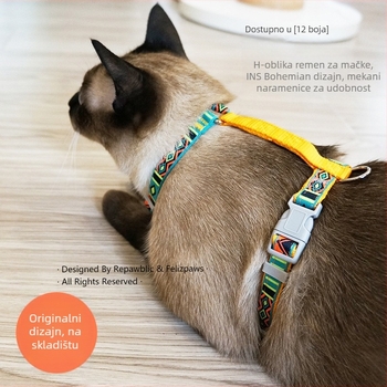 Mačji prsni remen — platno, Pickyorange, paket 300