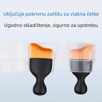 Četkica za čišćenje računala — višestruko uklanjanje prašine za notebook, mobitel, računalo i digitalnu kameru; Materijali: ABS, najlon, koralno flis
