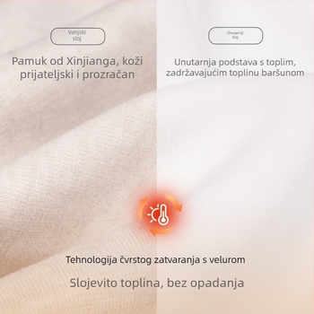 MASANON hlače, vunena mješavina, debeli materijal, slobodan kroj, drže toplinu, Zima 25