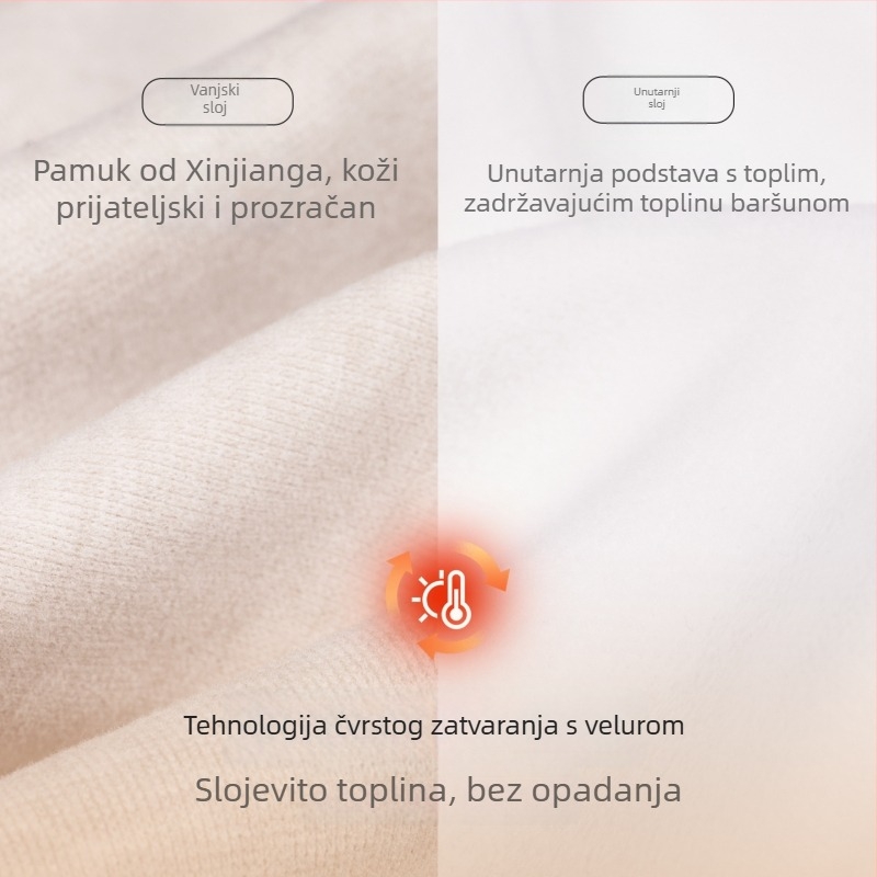 MASANON hlače, vunena mješavina, debeli materijal, slobodan kroj, drže toplinu, Zima 25