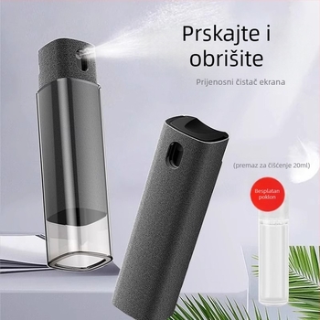 Manzi Spray and Wipe All-in-One Screen Cleaner – set za čišćenje zaslona, kompatibilan s laptopima, pametnim telefonima, računalima i digitalnim kamerama; težina 40 g; ambalaža 9,5 × 3 × 3 cm