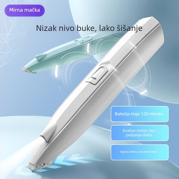 Nerve Cat električni trimer za šape kućnih ljubimaca s LED svjetlom – plastično kućište, za pse i mačke