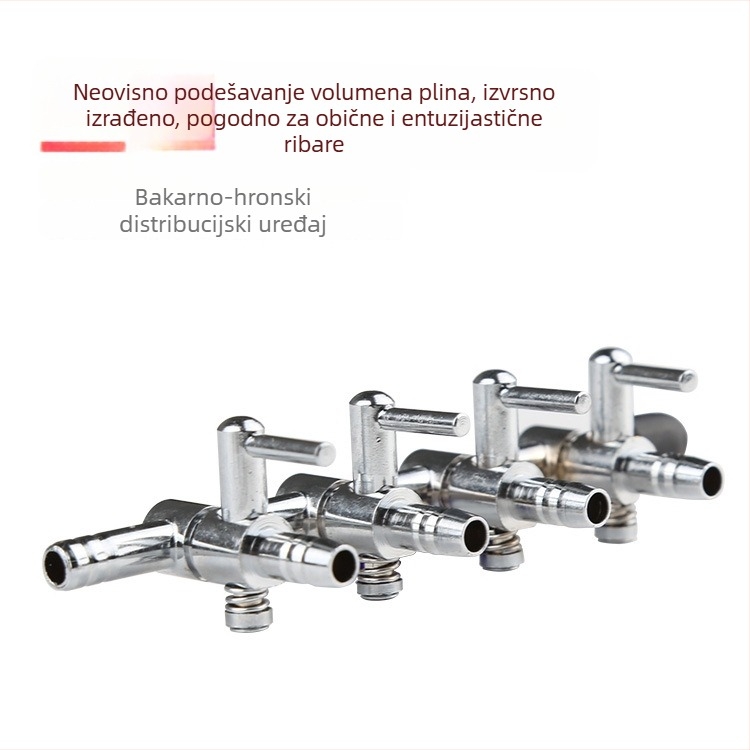 Nehrđajući čelični regulator protoka zraka za akvarij – ventil za reguliranje zraka za oksigen pumpu