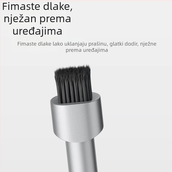 Višenamjenski alat za mobilne telefone: igla za vađenje SIM kartice iz aluminijske legure, četkica za pretinac SIM/baterije i čistilna olovka za slušalice, univerzalna kompatibilnost