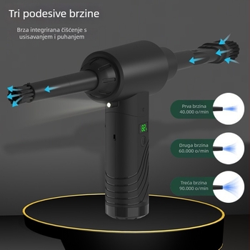 Bežični ručni uređaj za čišćenje prašine za tipkovnicu i kućište računala, model J2762, 2022, pogodan za notebooke, računala i digitalne kamere, težina 0,5 kg