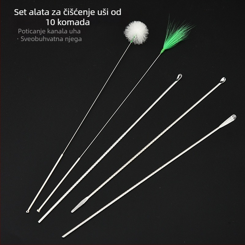 Set žlica za uši od nehrđajućeg čelika; šifra Sj-004; nije uvezeno.