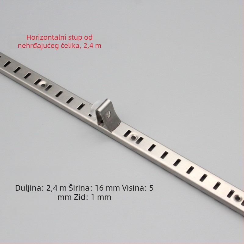 A-pilaster s proreznim otvorima za ormare, legura čelika i aluminija, lijevano aluminijsko legura, model 002, Kaiqi Hardware
