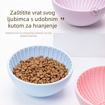 Risheng silikonska posuda za sporo hranjenje psa, s zaštitom od gušenja, protiv klizanja i protiv prevrnutja
