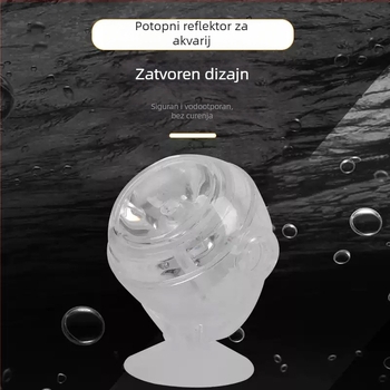 LED reflektor za akvarij 1W s daljinskim upravljanjem za promjenu boje, vodootporno noćno svjetlo