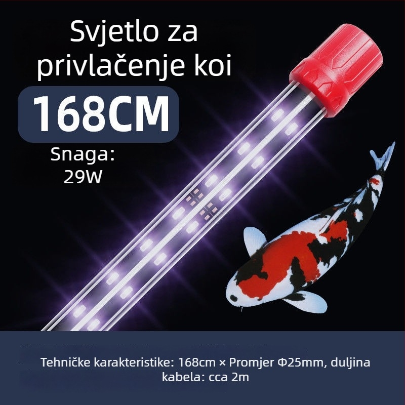 KOI LED lampa za akvarij - PVC kućište, 15W/20W, Marka Yao Rui, Rasvjeta za akvarij, Težina 2