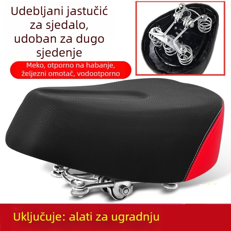 Jastuk za sjedalo električnog bicikla – vodootporan, univerzalan, prošireni (Broj artikla: de5naHcb; Model: Kontaktirajte službu za korisnike; Vrsta: Drugo; Uvoz: Ne)