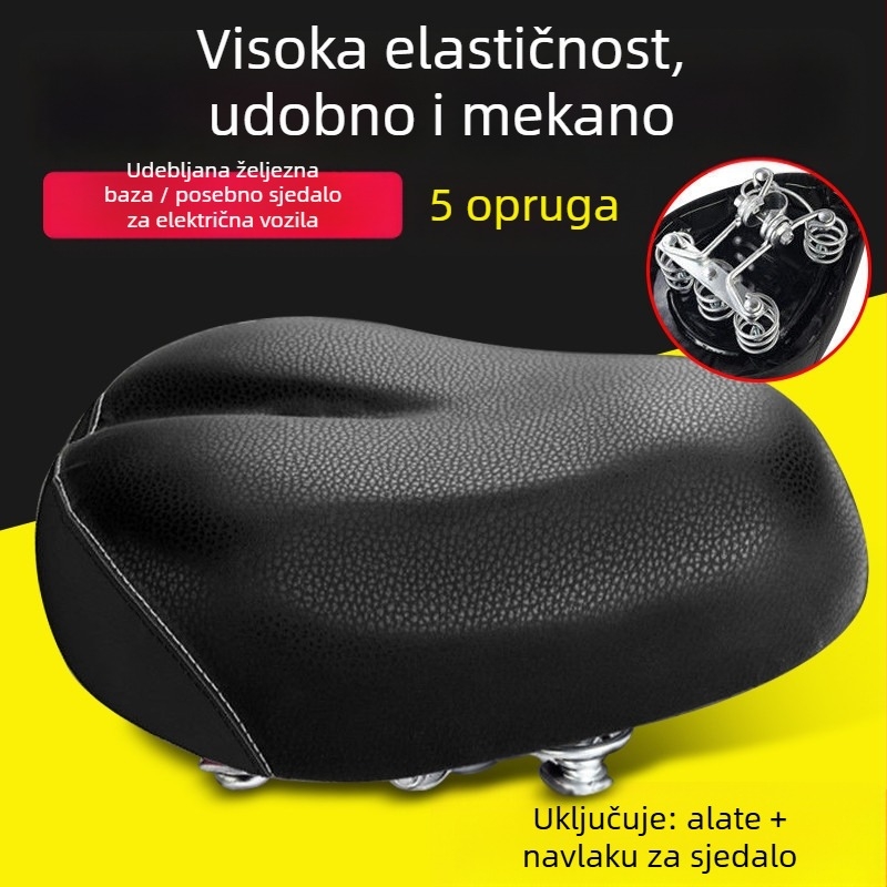 Jastuk za sjedalo električnog bicikla – vodootporan, univerzalan, prošireni (Broj artikla: de5naHcb; Model: Kontaktirajte službu za korisnike; Vrsta: Drugo; Uvoz: Ne)