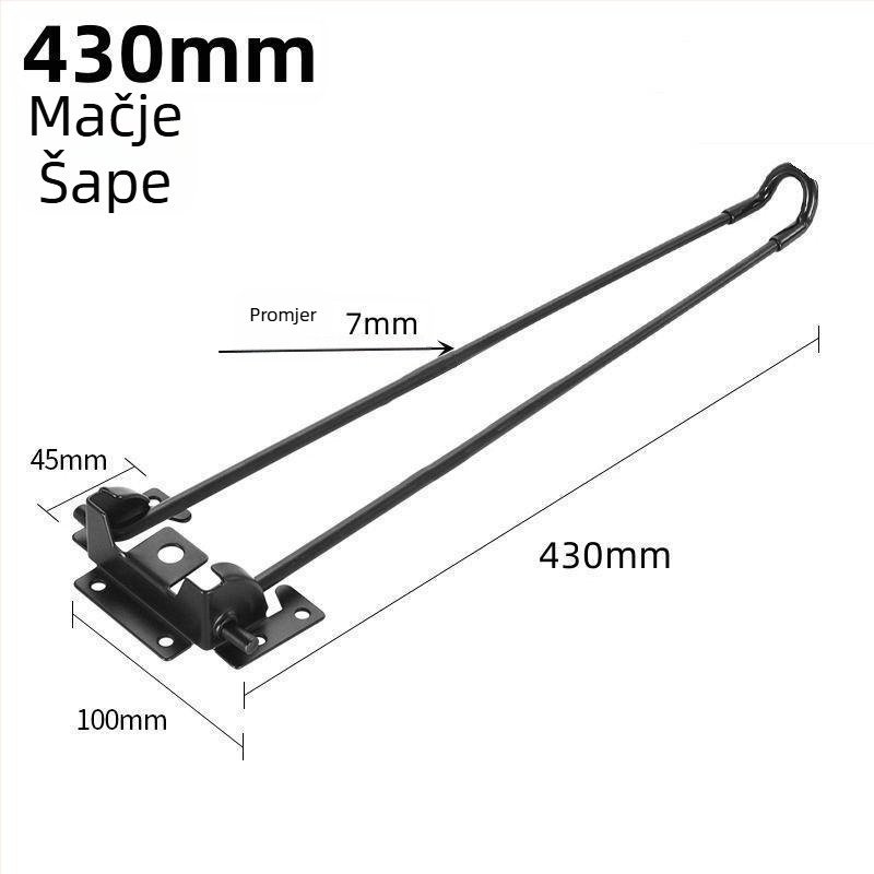 Sklopive noge stola, željezo, moderan minimalistički stil, Chengjinpeng Hardware, emajlirani završni sloj