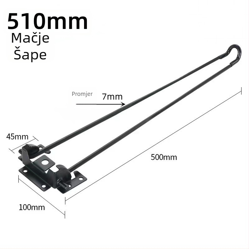 Sklopive noge stola, željezo, moderan minimalistički stil, Chengjinpeng Hardware, emajlirani završni sloj