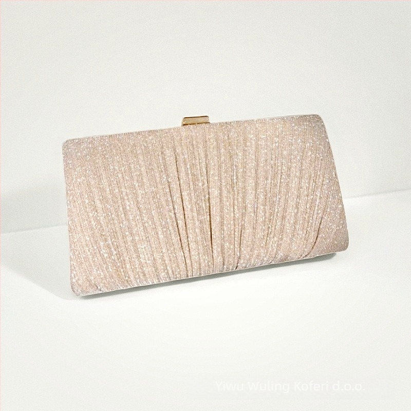Večernja torbica clutch, jastučastog oblika, magnetska kopča, poliester, ID džep, gradski stil