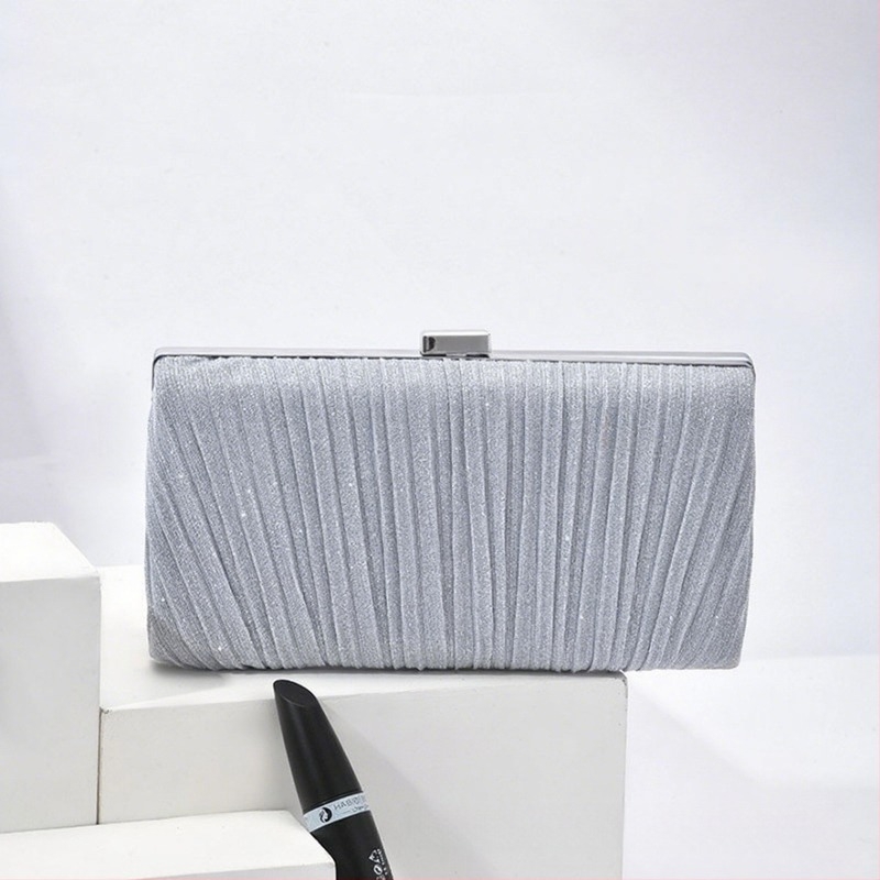 Večernja torbica clutch, jastučastog oblika, magnetska kopča, poliester, ID džep, gradski stil