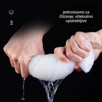 Vrećica za filtriranje akvarija - pamuk materijal, Honeycomb filtracijsko sredstvo, visoka gustoća, Naichong brend