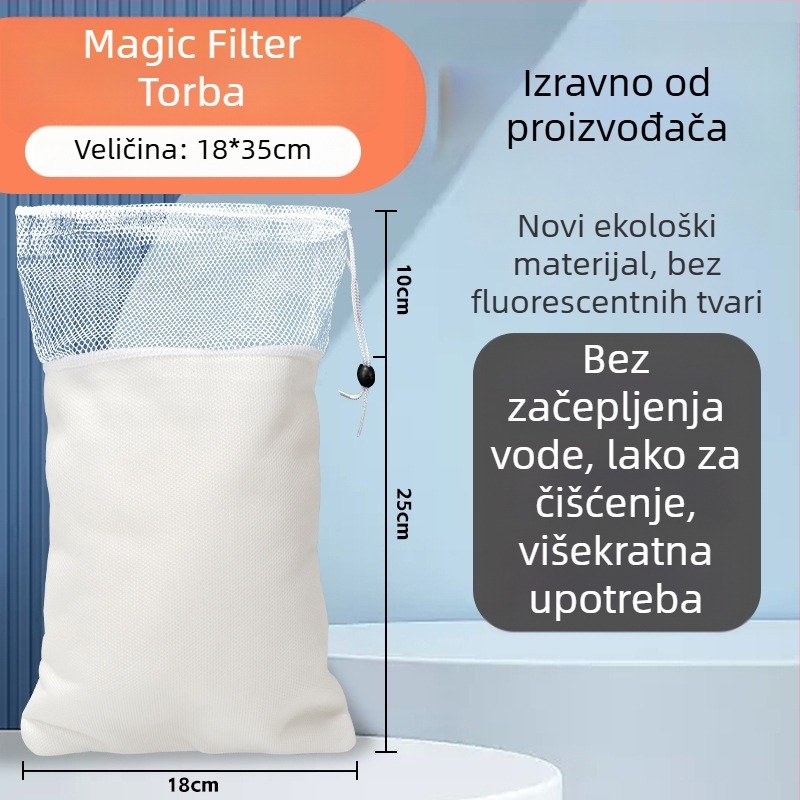 Vrećica za filtriranje akvarija - pamuk materijal, Honeycomb filtracijsko sredstvo, visoka gustoća, Naichong brend