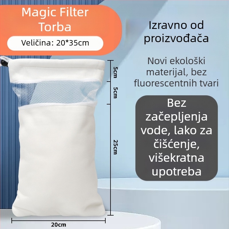 Vrećica za filtriranje akvarija - pamuk materijal, Honeycomb filtracijsko sredstvo, visoka gustoća, Naichong brend