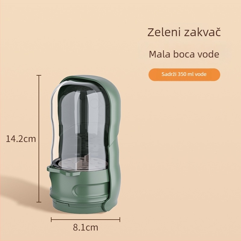 Sklopiva prijenosna posuda za piće i hranu za psa uz svjetlo, segmentirani dizajn (Brand: Jinxing; Kategorija: Alati za hranu kućnih ljubimaca; Materijal: Drugo; Uvoz: Ne)
