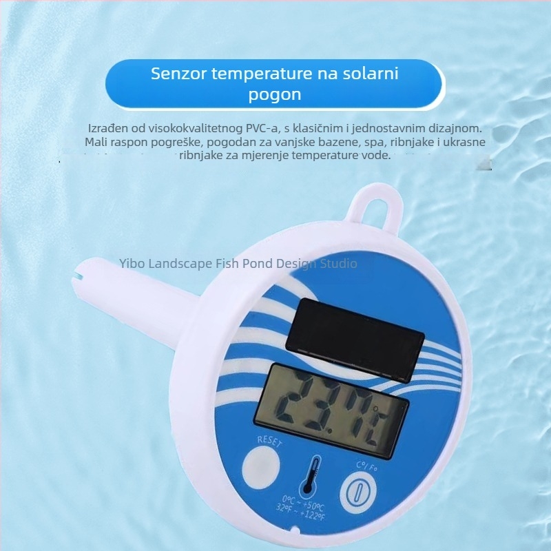 Koi jezero termometar – vanjski plutaći termometar za jezero, bazen i vrt