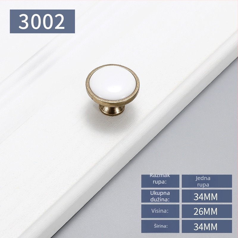 Yi Jia Ručka za vrata ormara, europskog stila, cinkovog legura, kovano, model: 3027/3002/3030/3002/3017/3026/3033/3029