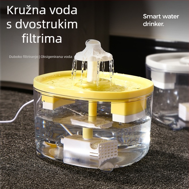 Automatska posuda za vodu za mačke s pametnim plastičnim dizajnom Ha Dog Pet