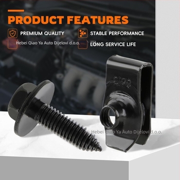 Auto klips sa M6 vijkom i M6U maticom - model M6 - univerzalna kompatibilnost - Overseas branda - obrada i prilagodbe dostupne