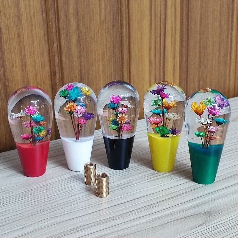 Ručka mjenjača – kuglastog oblika od smole s kristalnim motivom krizanteme, Youchuang