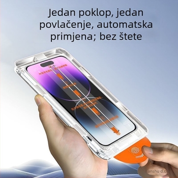 Zaštitno staklo za telefon s privatnošću za cijeli zaslon, HD, protiv plavog svjetla