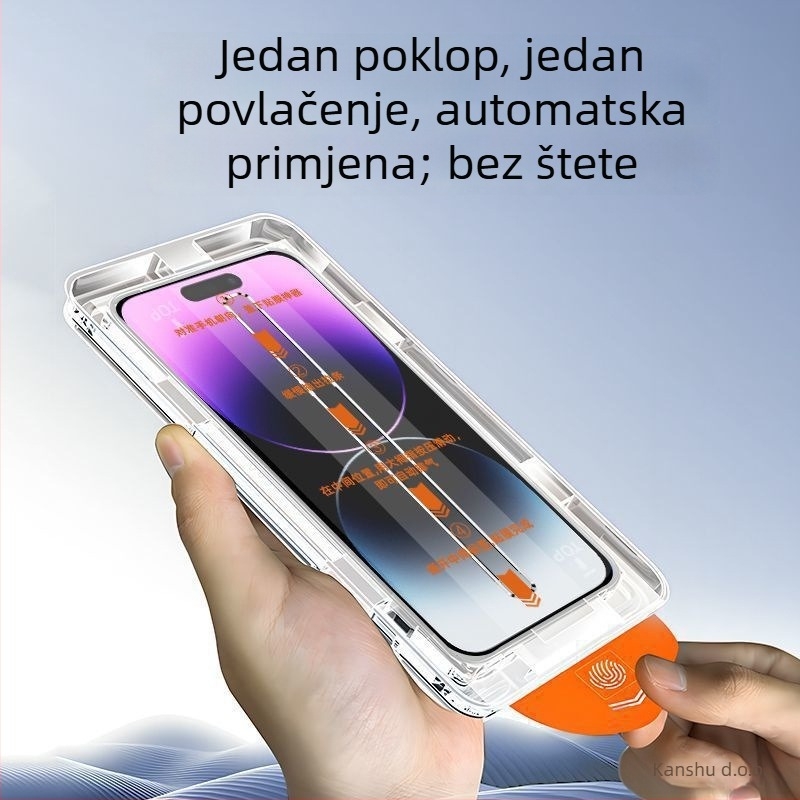 Zaštitno staklo za telefon s privatnošću za cijeli zaslon, HD, protiv plavog svjetla
