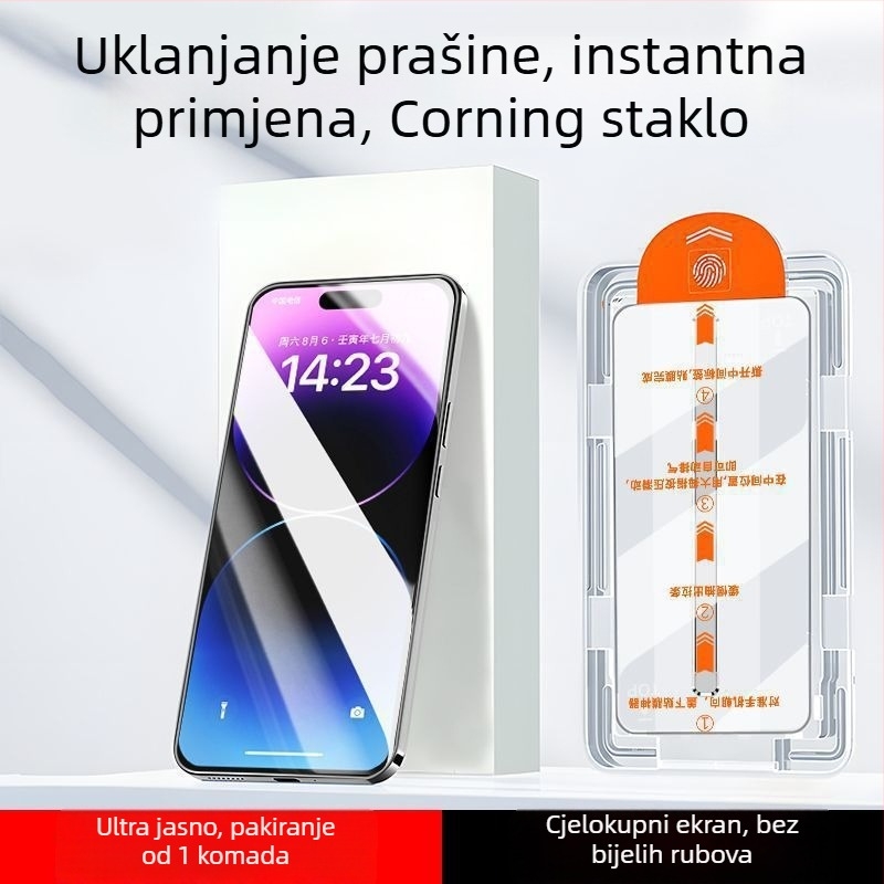 Zaštitno staklo za telefon s privatnošću za cijeli zaslon, HD, protiv plavog svjetla