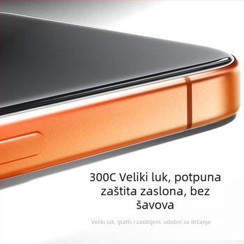 Zaštita zaslona od kaljenog stakla za iPhone 14 Pro Max – potpuno pokrivanje, otpornost na prašinu, otpornost na otiske prstiju, otpornost na padove