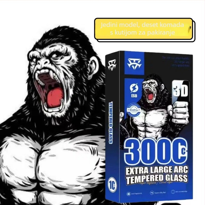 Zaštita zaslona od kaljenog stakla za iPhone 14 Pro Max – potpuno pokrivanje, otpornost na prašinu, otpornost na otiske prstiju, otpornost na padove