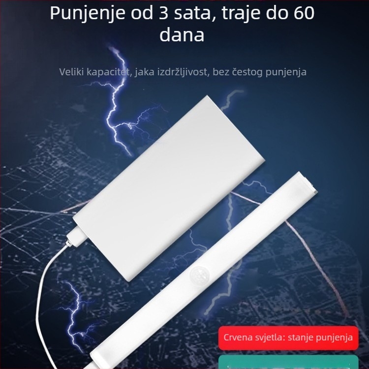 Unutarnja ambijentalna rasvjeta automobila s automatskim inteligentnim senzorom, bežični LED, model 8044-8215, 6V