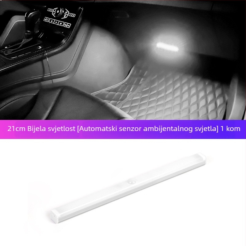 Unutarnja ambijentalna rasvjeta automobila s automatskim inteligentnim senzorom, bežični LED, model 8044-8215, 6V