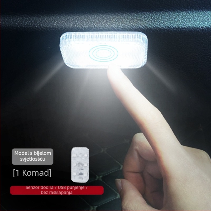 Unutarnja ambijentalna rasvjeta automobila s automatskim inteligentnim senzorom, bežični LED, model 8044-8215, 6V