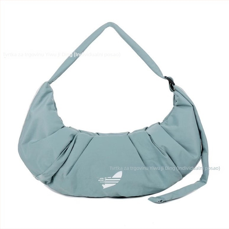 Crossbody torba s dumpling oblikom, zatvarač, unutarnja pretinica za mobitel, Oxford materijal, podstava od poliester.