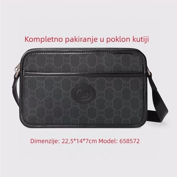 Torba za kameru, PVC materijal, horizontno kvadratnog oblika, zatvarač, platnena podstava, džep za mobitel