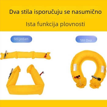 Automatska nafukljiva životna jakna s visokom plutnošću, za ribolov, prijenosna za automobil i brod, nužan uređaj za spašavanje