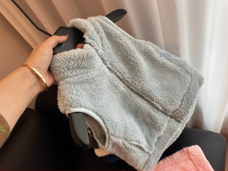 Dječja fleece vest s patentnim zatvaračem, vanjski materijal 100% poliester fleece, podstava poliester, bez kapuljače, ležernog kardigan stila, za djecu 3–8 godina, zima/proljeće/jesenje