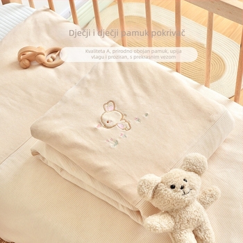Dječji quilt od 100% pamuka, punilo pamuk, težina 0.55-1.0 kg, sezona zima, stil crtani vez
