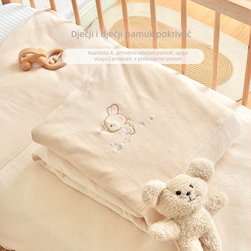 Dječji quilt od 100% pamuka, punilo pamuk, težina 0.55-1.0 kg, sezona zima, stil crtani vez